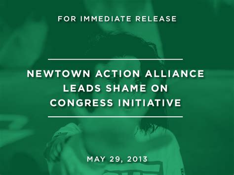 Newtown Action Alliance Leads Shame On Congress Initiative — Newtown