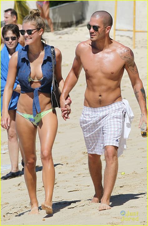 Max George Shirtless In Barbados With Nina Agdal Photo Photo Gallery Just Jared Jr