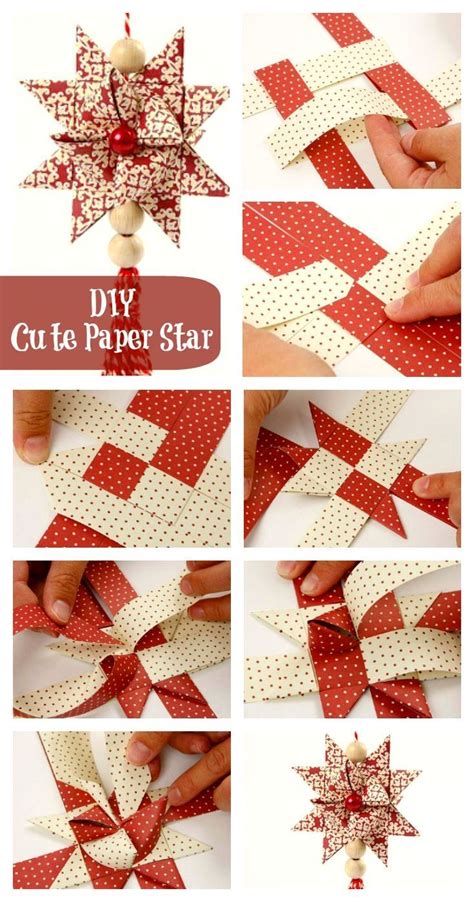 Diy Cute Christmas Star Diy Craft Crafts Easy Crafts Diy