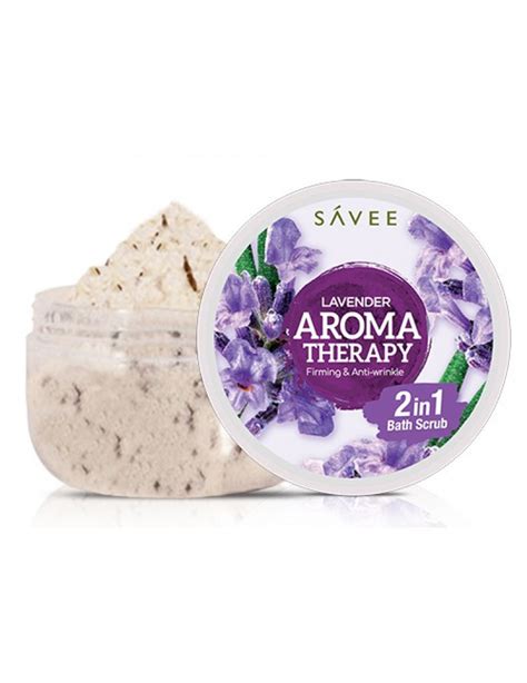 Savee Aromatherapy 2 In 1 Bath Scrub Lavender 180g
