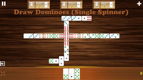 Online Draw Dominoes Game Allowing Single Spinner In The Game Domino