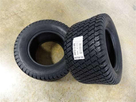 two 24x12 00 12 hi run turf tires 4 ply zero turn mowers 24x12 12 for sale online ebay
