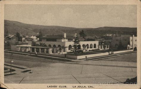 Ladies Club La Jolla Ca Postcard