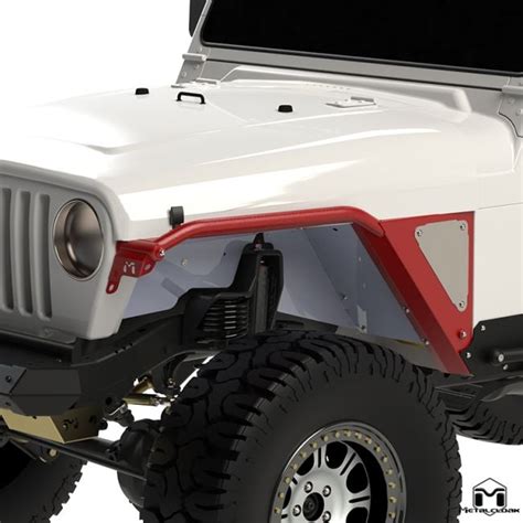 Jeep Wrangler Tjlj Overline Full Replacement Flat Tube Fenders