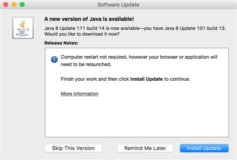 Java для Mac Os как скачать установить и обновить инструкции