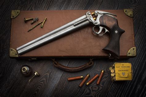 A Westley Richards 410 Over And Under Pistol Westley Richards