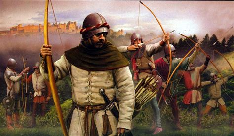 English Longbowmen Of The Hundred Years War Imagen Historia Medieval