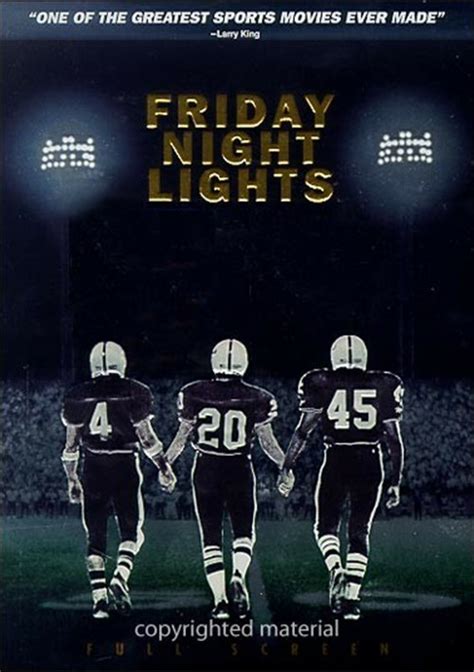 Friday Night Lights Dvd 2004 Dvd Empire