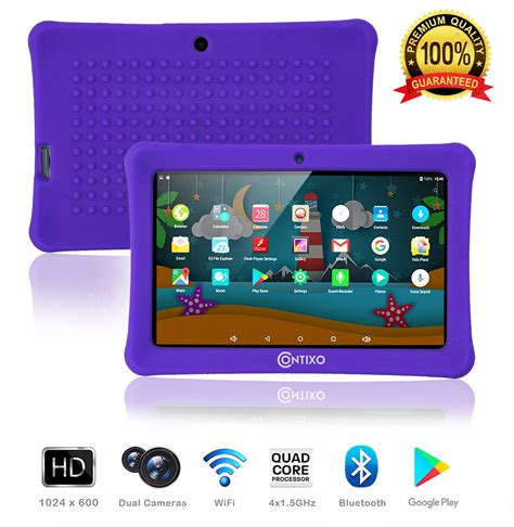 Contixo K1 7â€ Educational 60 Android Tablet For Kids Learning