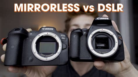 Dslr Vs Mirrorless Camera Which One To Buy In 2021 Youtube