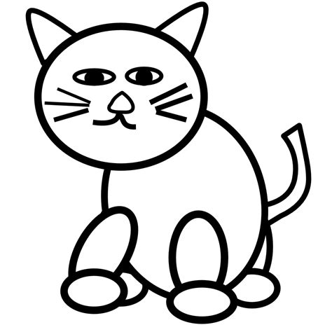 Cat Clipart Black And White Clipart Best