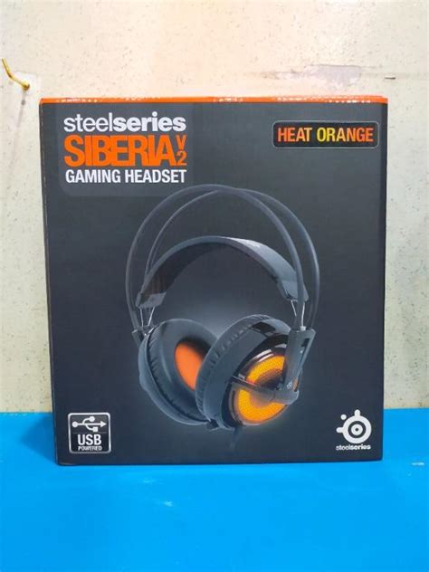 Steelseries Siberia V2 Full Size Headset Black Audio Headphones