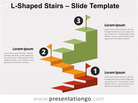 Free Powerpoint Stair And Step Diagrams F98