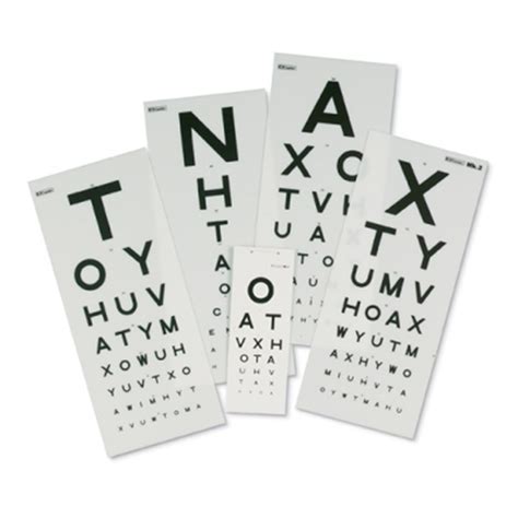 Many ophthalmologists and vision scientists now use an improved chart known as the logmar chart. EYE TEST PANEL SNELLEN T.O.Y REVERSIBLE (6/60-6/5) (6MTR ...
