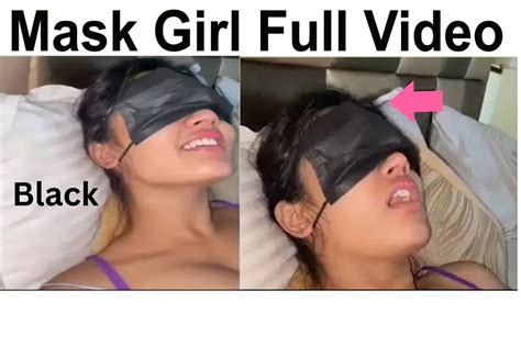 Who Is Black Face Mask Wali Girl Why Face Mask Girl Video Is Going