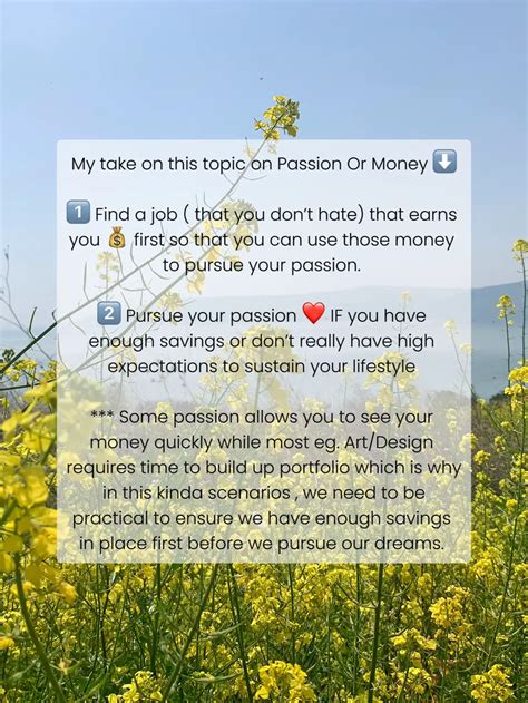 Should I choose High Pay VS Passion? | Gallery posted by