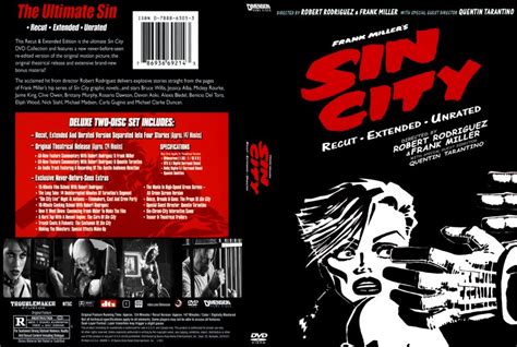 Sin City Recut Extended Unrated Retail R1 Movie Dvd Scanned Covers