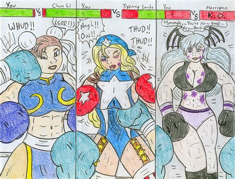 Boxing You Vs Capcom Female Fighters By Jose Ramiro On
