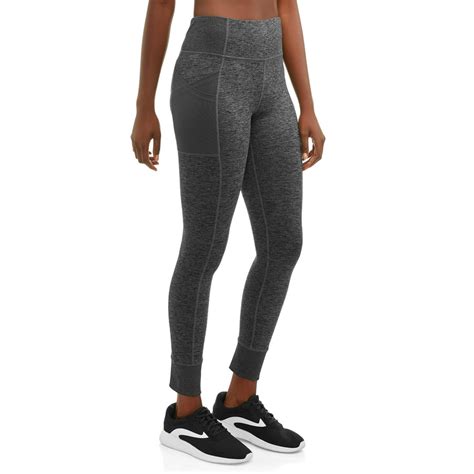 Avia Womens Active High Waisted Workout Leggings With Side Pocket