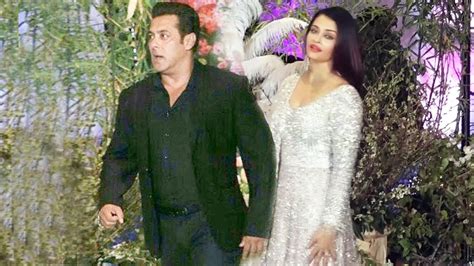 Salman Khan And Aishwarya Rai At Sonam Kapoors Wedding Reception Youtube