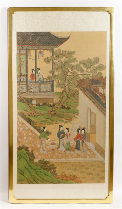 Qiu Ying Ming Dynasty Landscape Painting