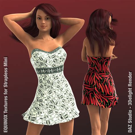 Equinox Textures For Strapless Mini Dress G3 V7 3d Figure Assets Versluis