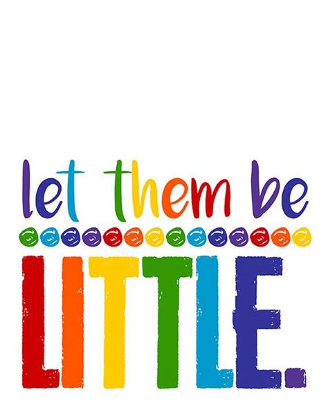 Let Them Be Little Playroom Rules Sign Childrens Wall Art Etsy