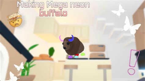 Making Mega Neon Buffalo In Adopt Me Roblox Simply Youtube