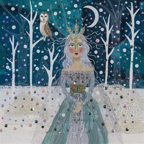 Fairy Tales The Snow Queen Winter Fairy Snow Queen Illustration