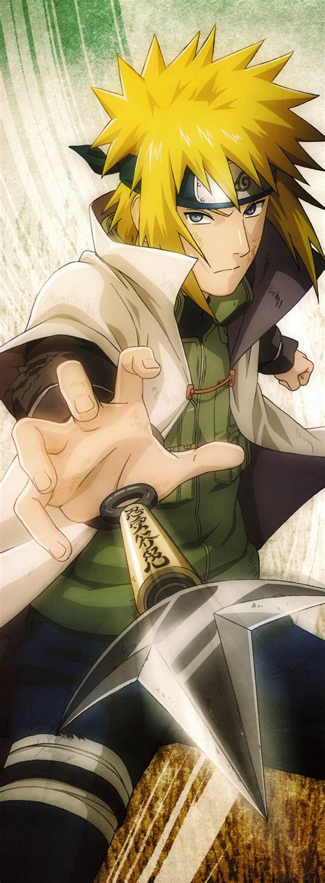Yellow Haired Male Anime Character Naruto Shippuuden Namikaze Minato