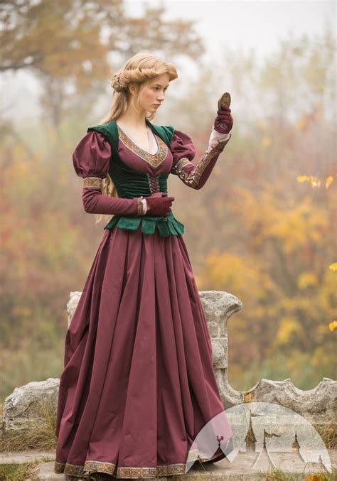 Cosplaydiy Custom Made Renaissance Women Dress Medieval Clothing Adult