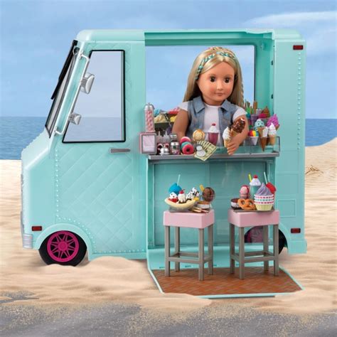 Our Generation Sweet Stop Ice Cream Truck Smyths Toys Uk