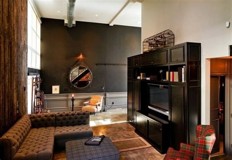 Retro Interior Design With Industrial Touch In A Chic La Apartment