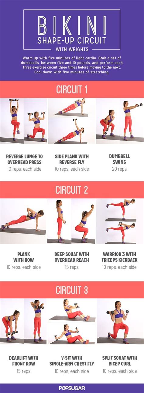 This Printable Circuit Workout Tones Every Inch Circuits Gym And Workout