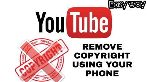 How To Remove Copyright Claim Using Android Youtube