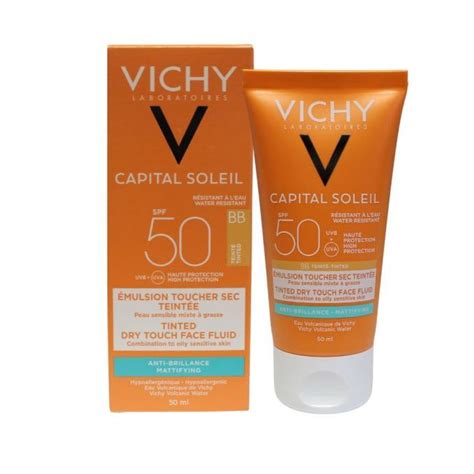 Vichy Capital Soleil Bb Tinted Dry Touch Face Fluid Matte Spf50