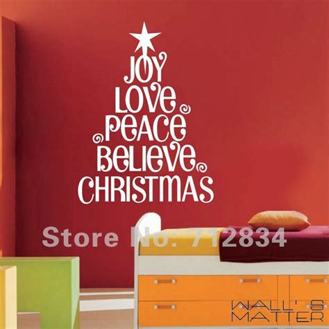 Bzd Free Shipping Walls Matter Christmas Decor Joy