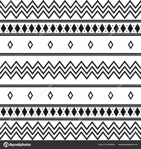 Black And White Tribal Print Wallpaper