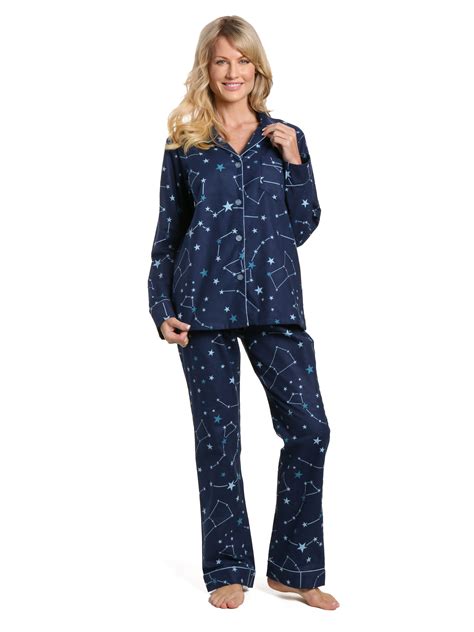 Women S 100 Cotton Flannel Pajama Sleepwear Set Cotton Flannel