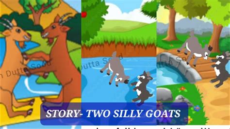 Moral Story Two Silly Goats Short Story Of Two Silly Goats Youtube