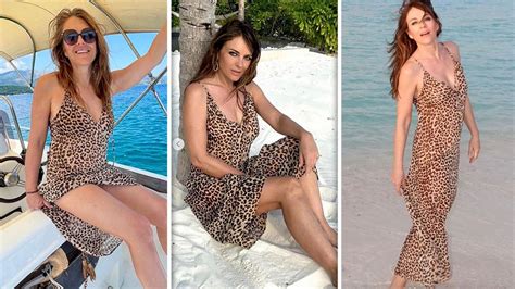 Daily Express On Twitter Liz Hurley Looks Ageless As She Flashes