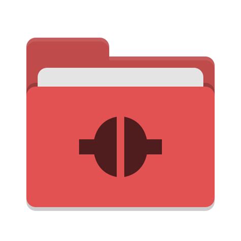 Folder Red Remote Icon Papirus Places Iconpack Papirus Dev Team
