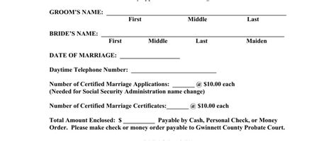 Application Ga Marriage License Pdf Form Formspal