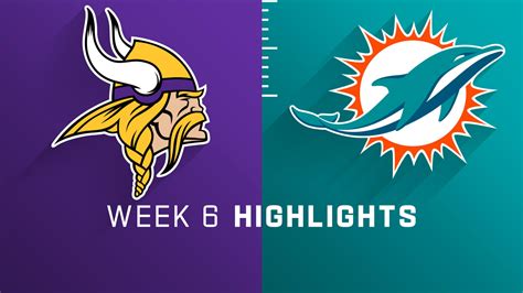 Minnesota Vikings Vs Miami Dolphins Highlights Week