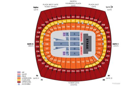 Arrowhead Stadium Eras Tour Seating Chart