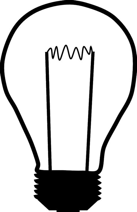 Free Light Bulb Outline Download Free Light Bulb Outline Png Images