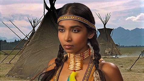 Брюнетка из древнего индейского племени трахается с русским Telegraph