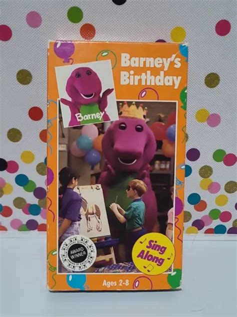 Barney Barneys Birthday Vhs 1992 650 Picclick