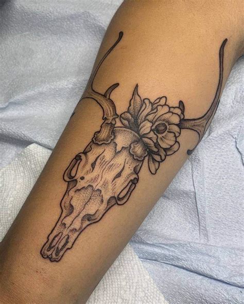 Top 59 Best Deer Skull Tattoo Ideas 2021 Inspiration Guide