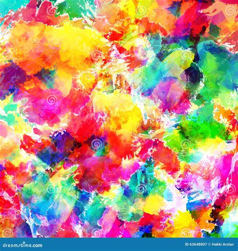 Abstract Color Splash Background Illustration Stock Illustration